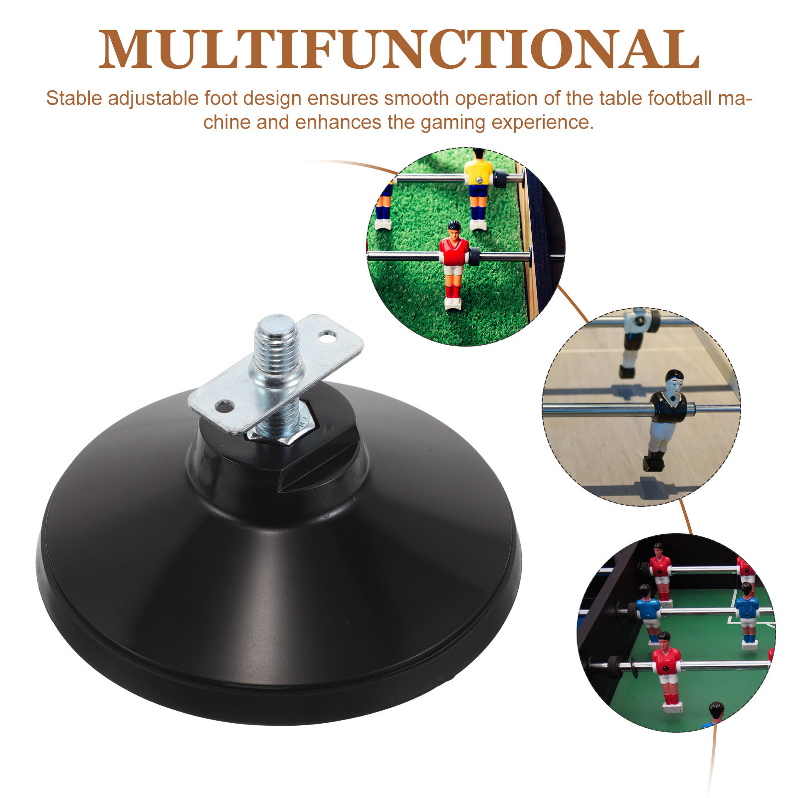 2Pcs Table Football Leg Levele - Foosball Table Commercial 评论和价格