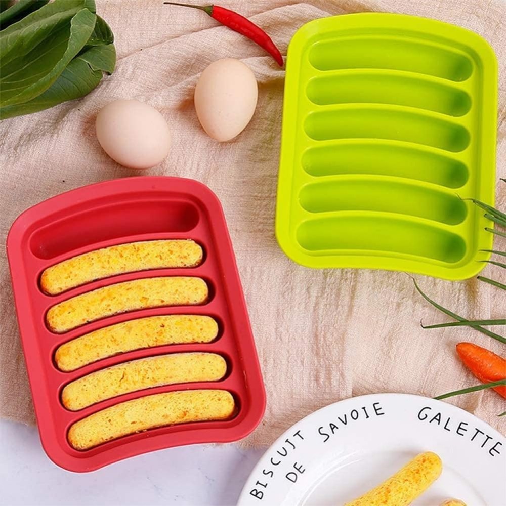 1Pcs Silicone Sausage Mold 6-c - Hot Dog Vending Cart 评论和价格