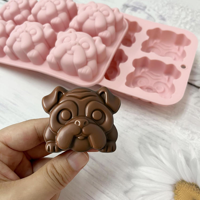 Bulldog Chocolate Silicone Mol - Hot Dog Vending Cart 评论和价格