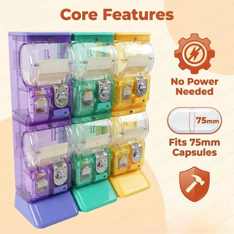Transparent White Two Tier Gas - Arcade Vending & Laundry 评论和价格
