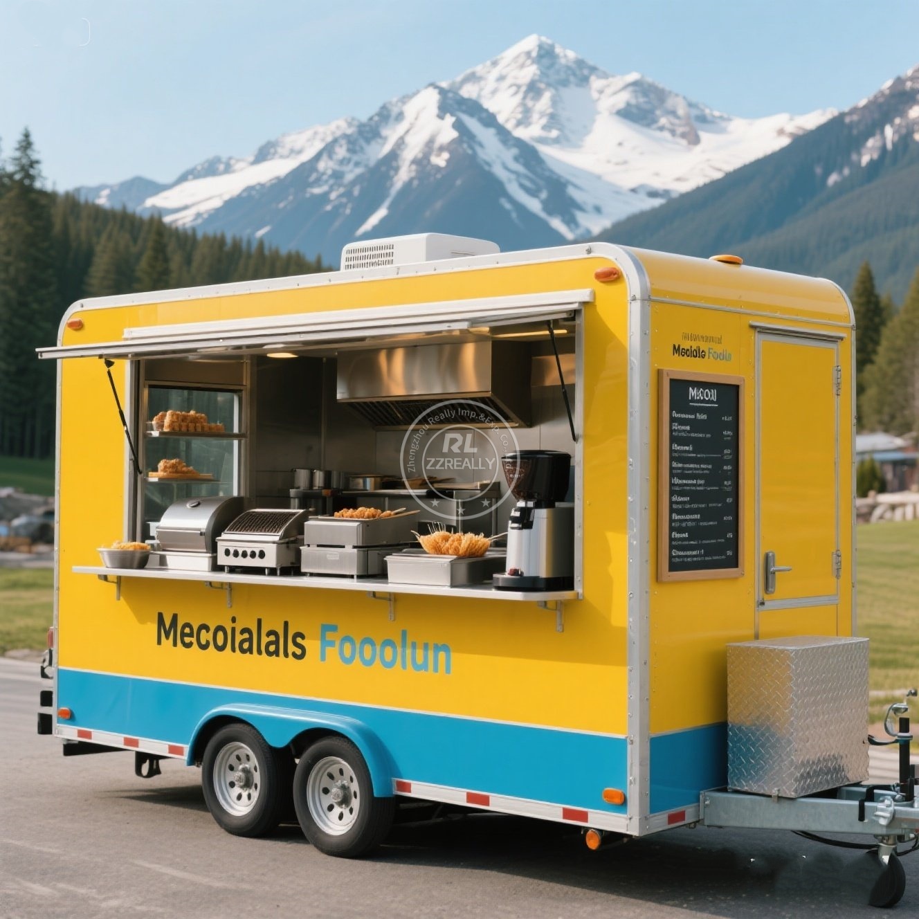 Customizable Food Trailer Manu - Hot Dog Vending Cart 评论和价格